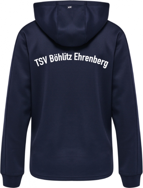 Damen Poly Kapuzensweat TSV BE - Hummel Core XK Poly Hoodie - Marine